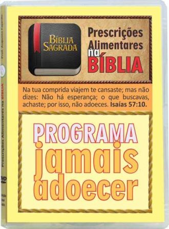 DVD Prescrições Alimentares na Bíblia